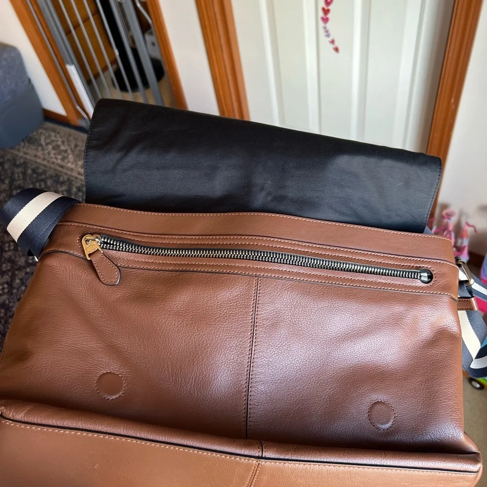Coach Brown Leather Messenger Bag